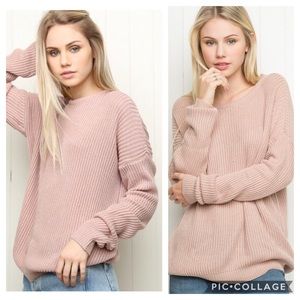 Brandy Melville blush pink sweater